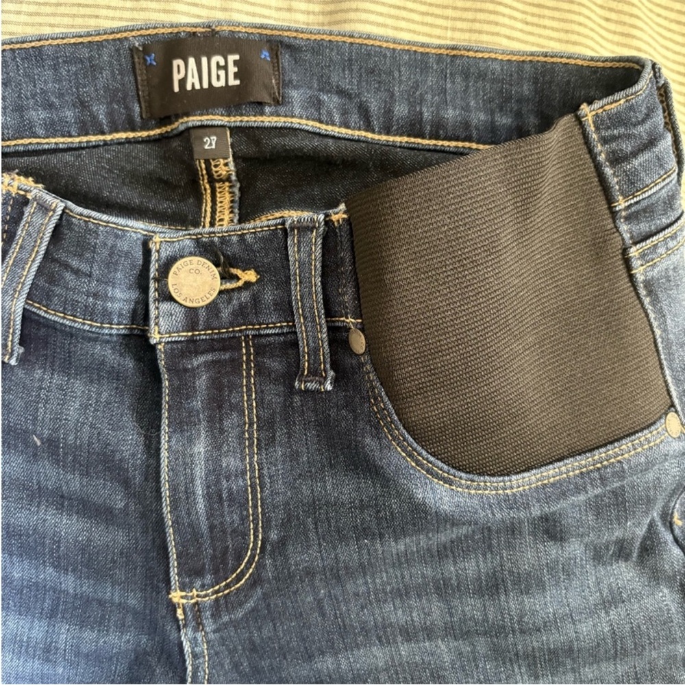 PAIGE maternity flared jeans size 27